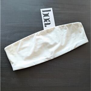 NWT Boa Ivory Strapless Bandeau Bralet Bra, size M